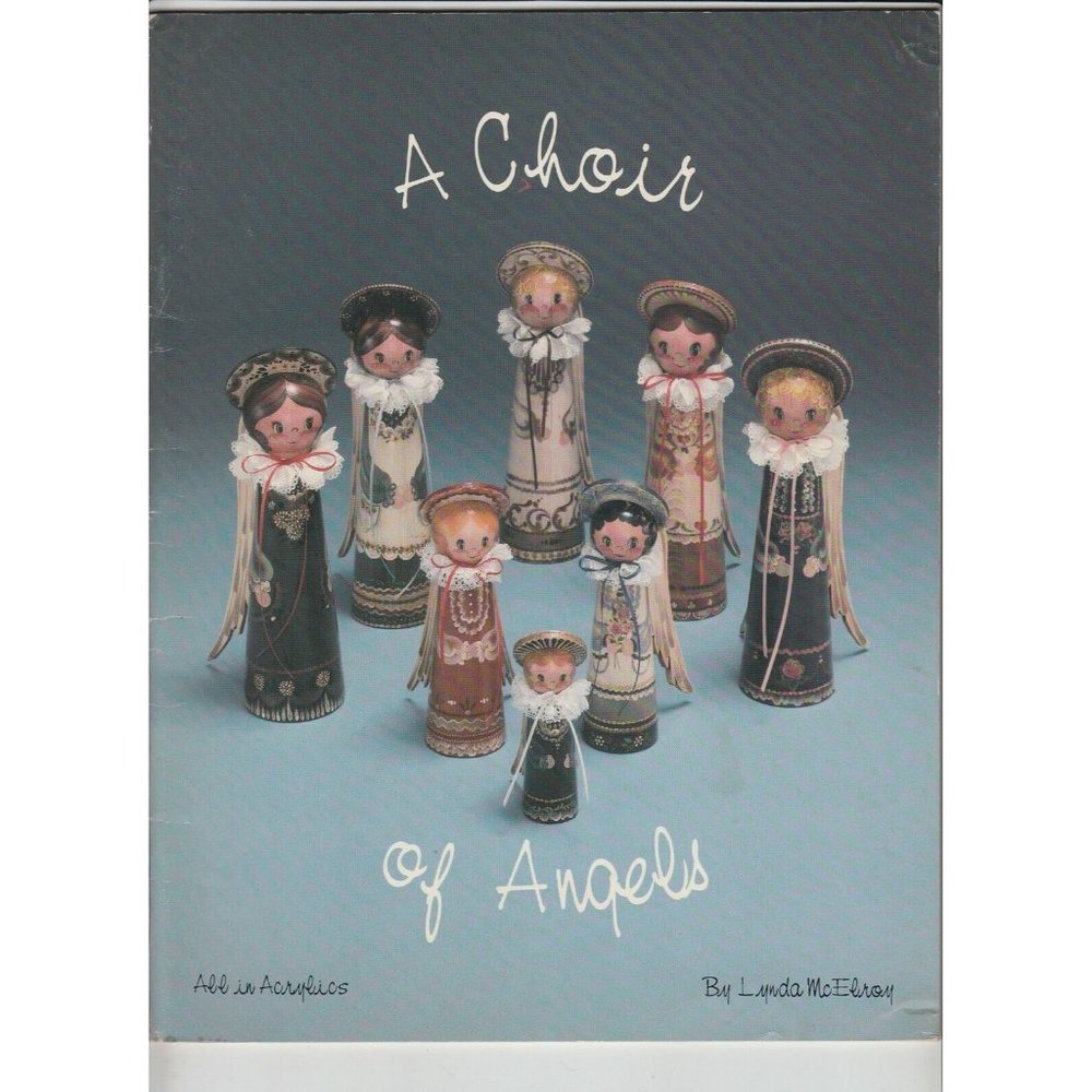 A Choir of Angels by Lynda McElroy Decorative Painting Book Acrylics